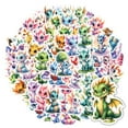 thumbnail image 3 of 35pcs-50pcs Adorable Stationery Stickers Mythical Kids Stickers Cute Animal Stickers for Luggage Phone, 3 of 9