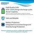 thumbnail image 5 of HQRP Battery Works with Shark RVBAT700 RV700 RV720 RV725 RV750 RV750C RV755 ION Robot RVBAT7OO 3-Pin, 5 of 6