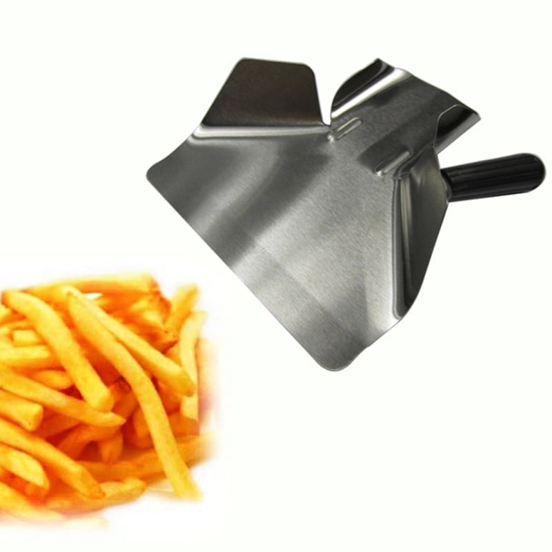 NEW French  Fry Fries Scoop Stainless Steel Chips Shovel Stainless Steel Bagger