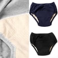 thumbnail image 2 of CNKOO Cotton Absorbent Incontinences Underwear Washable Reusable Cloth Diaper Pants Panties For Elderly Care And Overnight Use, 2 of 8