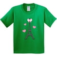 thumbnail image 3 of Inktastic Paris Lover Eiffel Tower Youth T-Shirt, 3 of 5