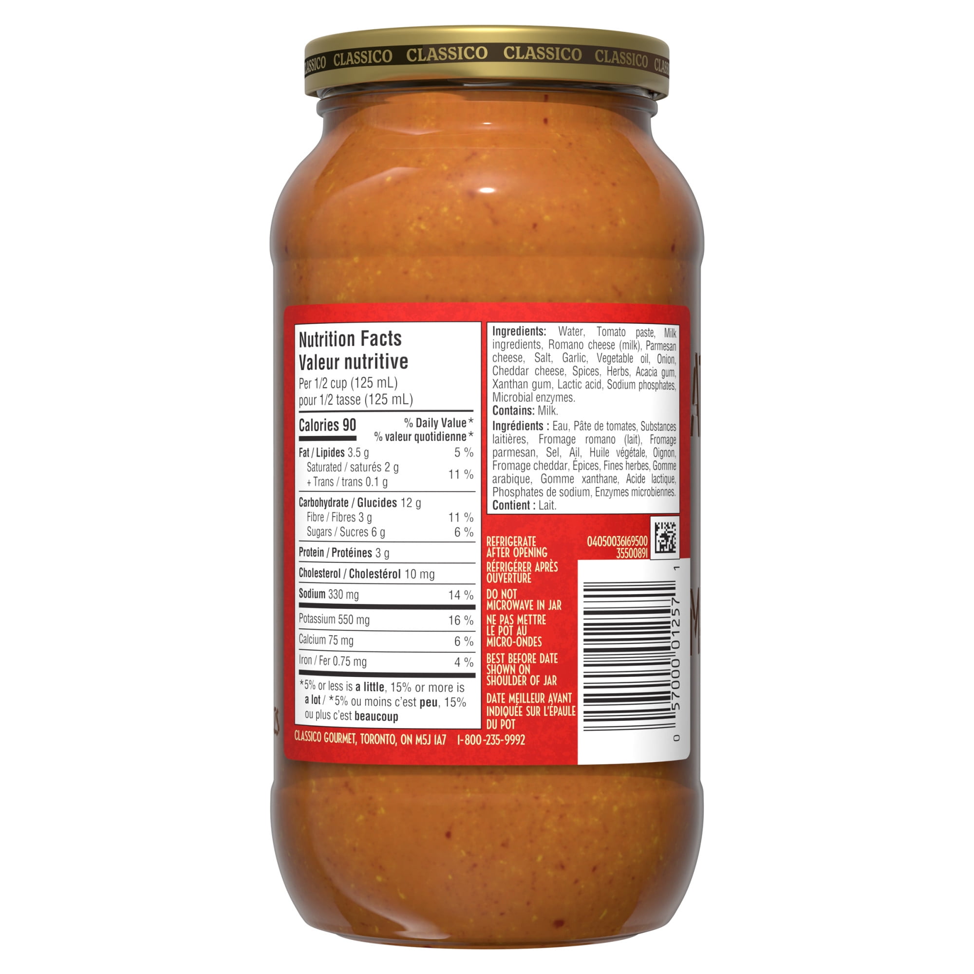 Classico Tomato Alfredo Pasta Sauce, Classico Tomato Alfredo 600ML