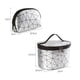 thumbnail image 2 of Organizador de bolsa de maquillaje transparente holográfico, bolsa de almacenamiento de cosméticos iridiscente impermeable, bolsa de transporte de maquillaje portátil de viaje para niñas y mujeres, 2 of 6