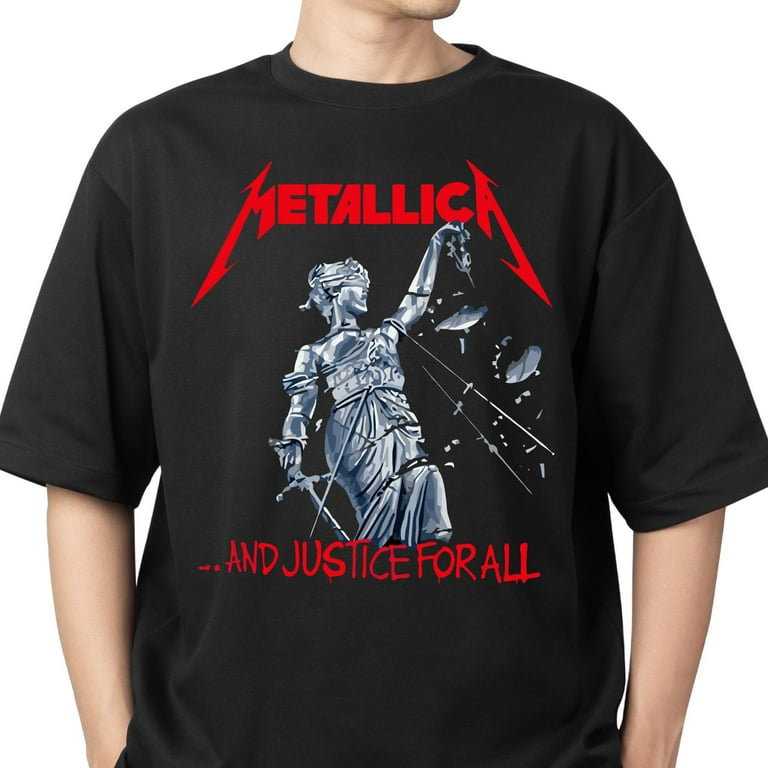 Vintage Meta.llica T-Shirt • 80s Justice For All Tour Band Tee