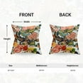 thumbnail image 5 of Chinoiserie Pillow Covers 20x20 Set of 2,Blue and White Pillow Covers Outdoor Decorative Linen Pillow Covers for Couch Bed Sofa Cushion Farmhouse Pillowcases, 5 of 7