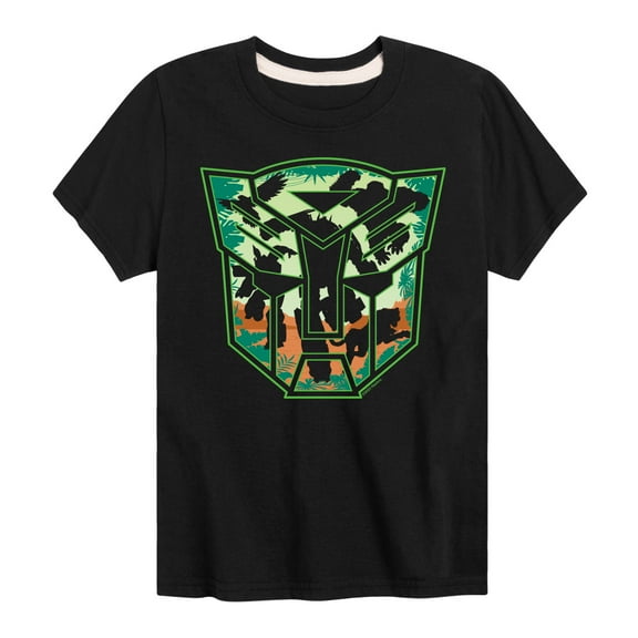 Transformers - Autobot Jungle Logo - Kids Toddler And Youth Short Sleeve T - Shirt