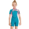 thumbnail image 2 of Greeniant Trajes de neopreno para niñas de 2,5 MM, traje de buceo de secado rápido, traje de neopreno de una pieza, traje de baño para jóvenes, buceo, Deportes acuáticos Azul L Greeniant OD003678-08, 2 of 6