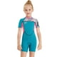 thumbnail image 2 of Naiovety Trajes de neopreno para niñas de 2,5 MM, traje de buceo de secado rápido, traje de neopreno de una pieza, traje de baño para jóvenes, buceo, Deportes acuáticos Azul L Naiovety OD003678-08, 2 of 6