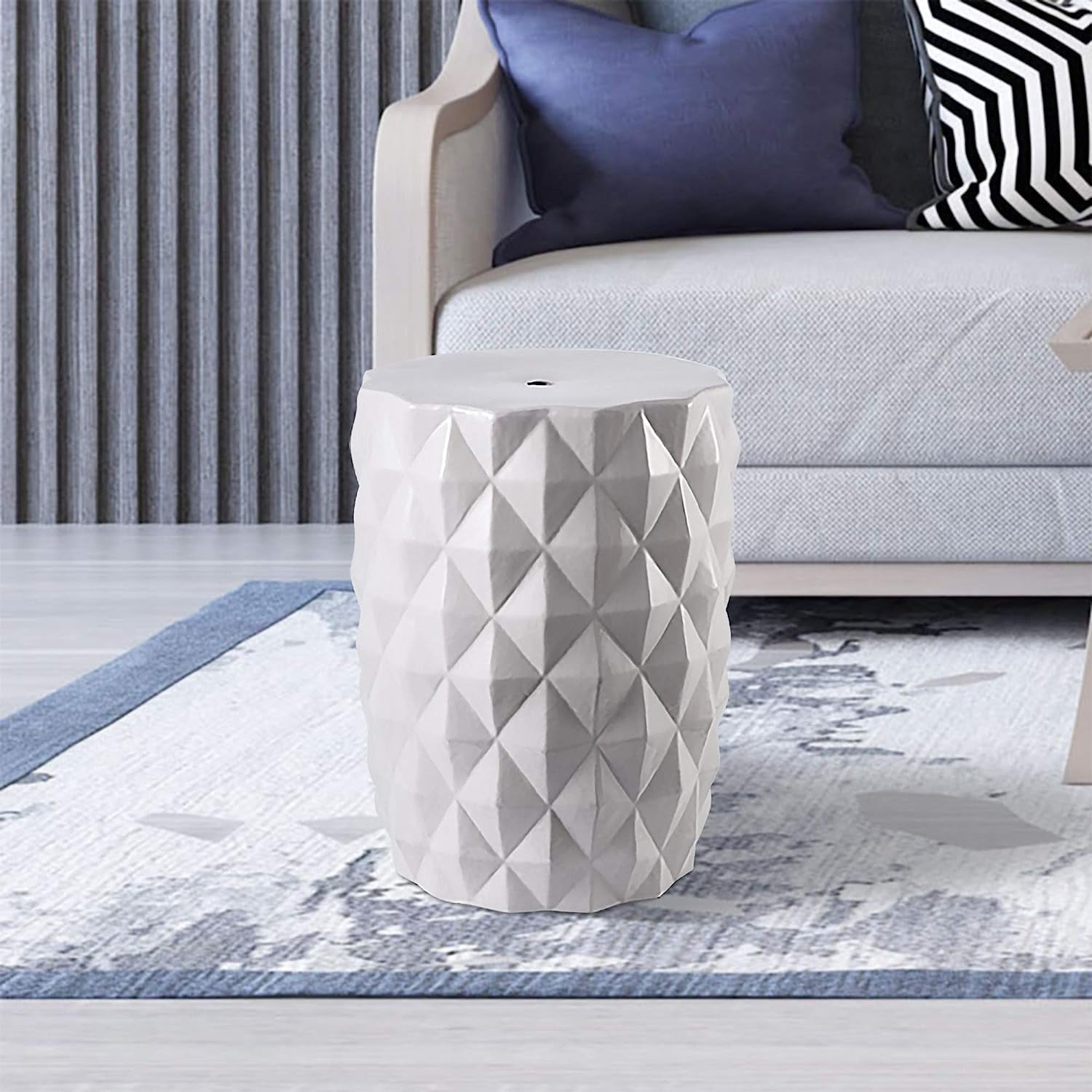 Sigtua 17 in. Garden Stools, Side Table Outdoor, Patio Decor