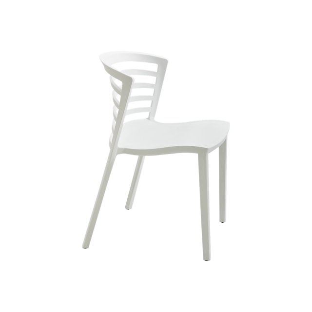 Safco Entourage - Chair - molded resin - white (pack of 4)