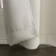 thumbnail image 4 of Sun Zero Nolan Energy Efficient Blackout Grommet Single Curtain Panel, 40" x 84", Pearl, 4 of 9