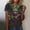 Multicolor(New)H, variant on PNTUTB Carnival Women's Fashion Print Relaxed Short Sleeve Comfortable and Casual Crew Neck Design T Shirts