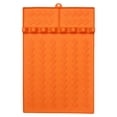 thumbnail image 2 of CSSJKYJ Large Silicone Grill Mat with Drip Pad,10.4x16.1 Inch Heat Resistant Spatula Holder Outdoor Kitchen Countertop, Reusable Griddle Accessories for BBQ Enthusiasts and Home Cooks(Orangex2), 2 of 6