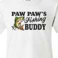 thumbnail image 4 of Inktastic Paw Paw's Fishing Buddy Youth T-Shirt, 4 of 5
