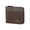 Dark Brown, variant on Luxtrada Genuine Leather Wallet Coin Pocket for Men Large Capacity ID Window Card Case with Zip (Black)