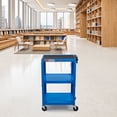 thumbnail image 4 of LUXOR UCMT1-RB Adjustable-Height Steel Utility Cart - Royal Blue, 4 of 8