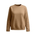thumbnail image 5 of cocolona Oversized Pullover Sweatshirts for Women Long Sleeve Crew Neck Shirts Loose Fit Solid Color Fall Tops with Pockets, 5 of 7