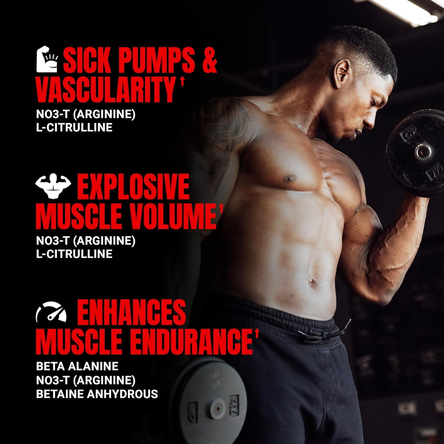 PROSUPPS Hyde Max Pump Pre Workout for Men and Women (Unflavored, 20 Servings)