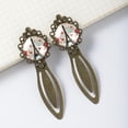 thumbnail image 4 of Valentine's Day Vintage Copper-Colored Lace Bookmarks: Stainless Steel Reading Accessories for Book Lovers - Set of 2, 4 of 5