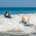 thumbnail image 4 of Kids Inflatable Surf Body Board with Handles and New Push-Button Valve, Lightweight Swimming Floating Surfboard Aid Mat Learn To Swim, Beach Safety Theme Surfing for Kids Learning Surfing, 4 of 8
