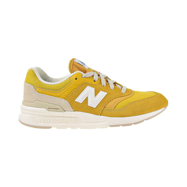 New Balance 997 Big Kid's Shoes Turmeric Yellow-White gr997-hbr -