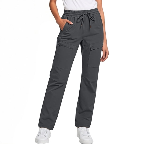 Pantalones Cortos de Carga de Cintura Elástica de Color Sólido para Hombres con Bolsillos de Poliéster de Verano Casual
