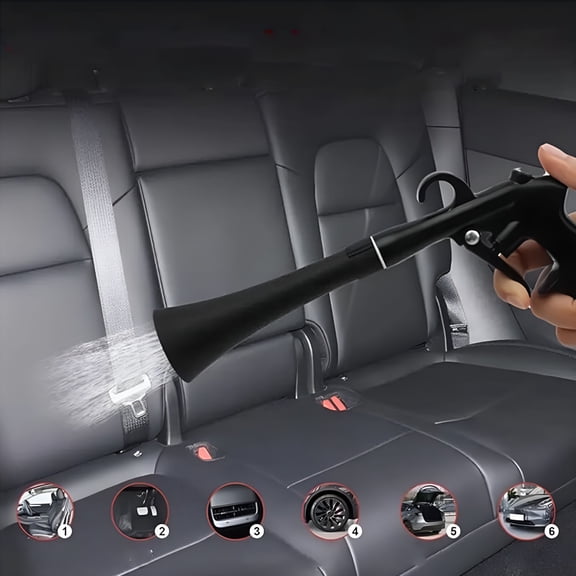 ACDANC High Pressure Car Detailing Kit with Multifunctional Cleaning Tool,Ergonomic Grip,Multiple Accessories,For Interior and Exterior Car Cleaning Interior Car Detailing Kit
