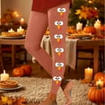 thumbnail image 2 of Fiaer Thanksgiving Womens Leggings Funny Graphic Plus Size Yoga Pants Tummy Control High Waisted Comfy Holiday Workout Trousers Rose Gold XL, 2 of 5