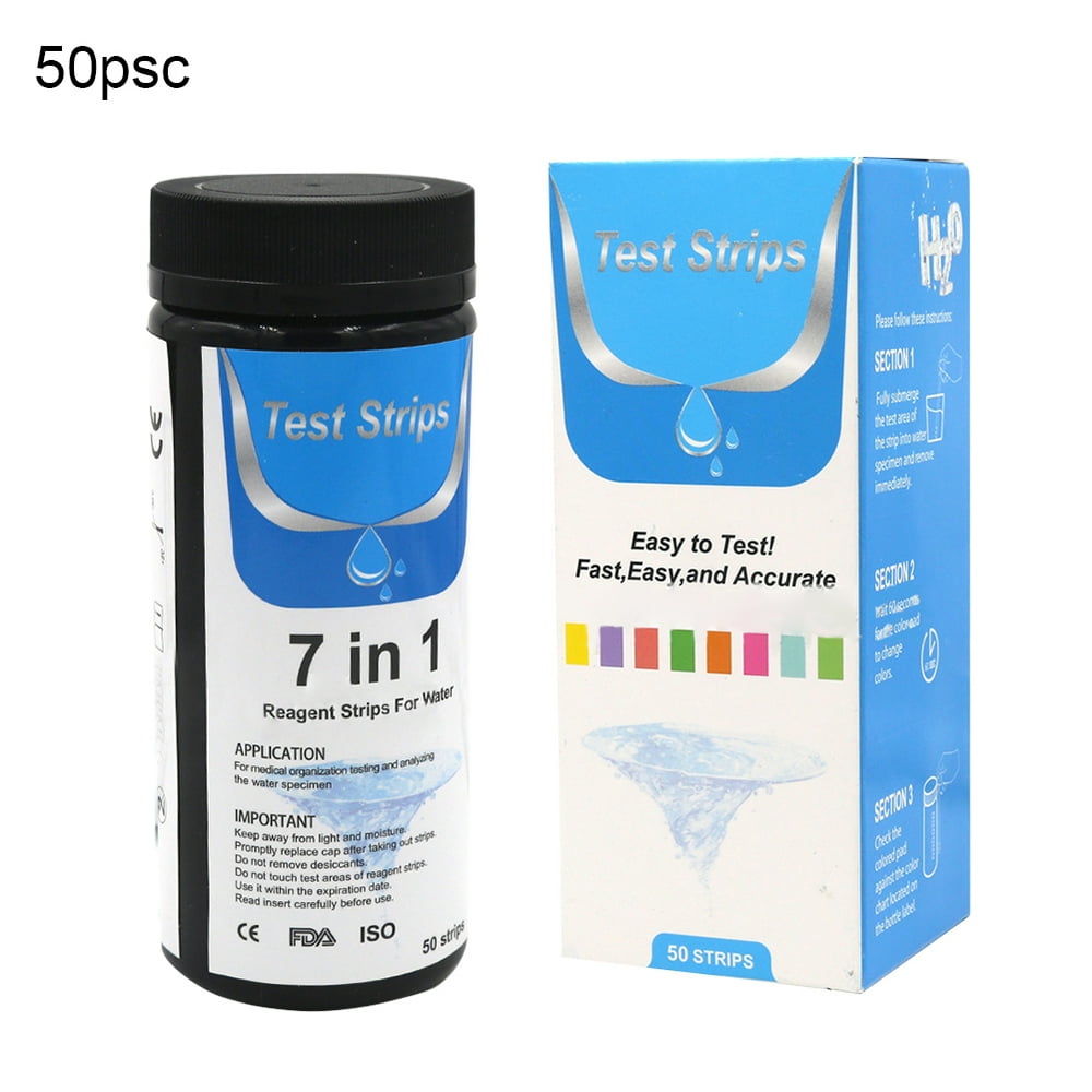 50Pcs Water Quality Test Strips Aquarium Fish Tank Ph