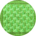 thumbnail image 1 of Ahgly Company Indoor Round Persian Green Traditional Area Rugs, 6' Round, 1 of 1