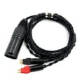 thumbnail image 3 of Portable 4pin XLR Balanced Cable for hd600 hd650 hd580 Headphones Replacement Cable 1.2meter Good Extension Cord, 3 of 7