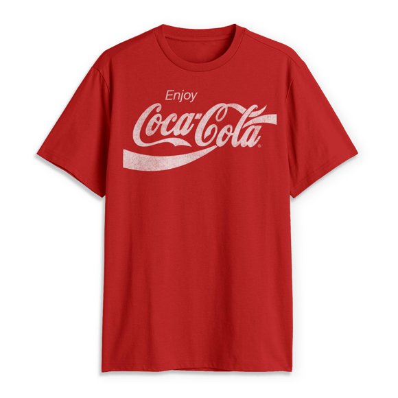 Camisa Coca-Cola Eighties Coke roja de manga corta grande
