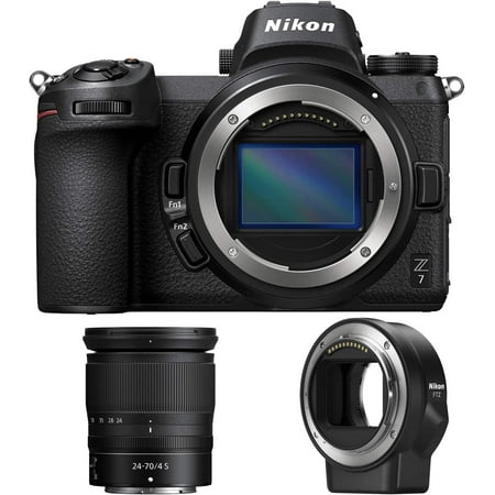 Restored Nikon Z7 45.7MP FX Mirrorless Camera with Z 2470mm Lens + FTZ Adapter (Refurbished)