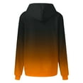 thumbnail image 4 of IROINNID Hoodie for Women Fall And Winter Long Sleeve Gradient Hooded Tops Casual Versatile Loose Fit Daily Pullover with Pocket,Orange, 4 of 4