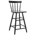 thumbnail image 5 of SAFAVIEH Tally Modern Style Wood Counter Stool, Black (17.3 in. W x 17.1 in. D x 36.2 in. H), 5 of 12