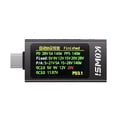 thumbnail image 1 of Probador de carga rápida portátil USB C, medidor de potencia, carcasa metálica, apto para viajes, multímetro de voltaje, corriente y potencia,, 1 of 8