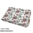 thumbnail image 5 of Floral Floor Pillow Lounger Cover, Vintage Style Ornamental Flower Motifs Flourishing Romantic Spring Leaves Art, Nap Mat Printed Fabric Case for 5 Pillows, 88" x 36", Multicolor, by Ambesonne, 5 of 5