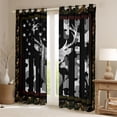thumbnail image 2 of Castle Fairy Safari Deer Black Out Curtains,USA Flag Curtains Pack of 2 (42x63 Each), 2 of 6