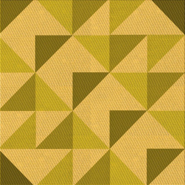 Ahgly Company Machine Washable Indoor Square Transitional Dark Golden Rod Brown Area Rugs, 4' Square