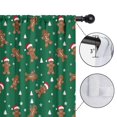 thumbnail image 4 of Blackout Kids Curtains,Green Christmas Gingerbread Man Pattern Childrens Insulated Curtains Set Of 2,Bedroom Essentials,Toddler Room Decor 42"x63", 4 of 5