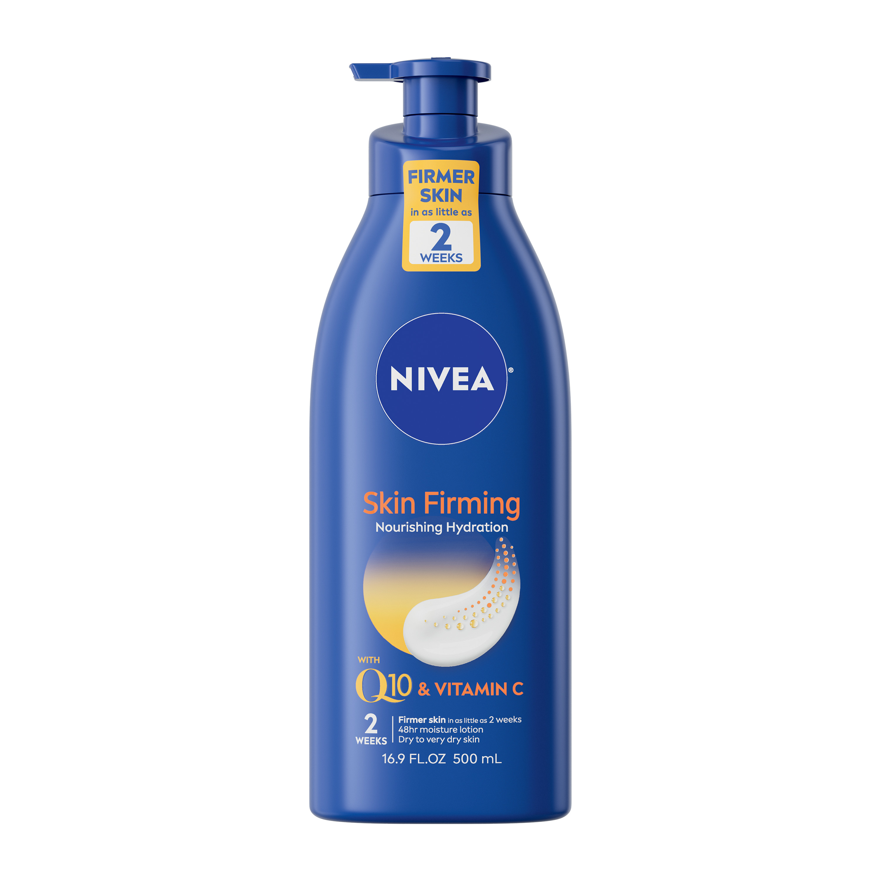 NIVEA Nourishing Skin Firming Body Lotion with Q10 and Vitamin C, 16.9 Fl Oz Pump Bottle - image 3 of 14