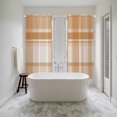thumbnail image 5 of Orange Buffalo Plaid Kitchen Curtain for Berdoom Living Room Cafe 72 Inch Length, Geometric Modern Farmhouse Tiers Curtains Light Filtering Drapes Rod Pocket Window Treatment 2 Panels 52"Wx72"L, 5 of 9