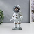 thumbnail image 4 of Astronaut Figurine Decor Polyresin Astronaut Statue Space Dog For Ornament Space Themed, 4 of 4