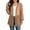 Khaki, variant on Cmfcve Women's Long Sheer Chiffon Cardigans Open Front Puff Long Sleeve Lightweight Beach Cover Ups with Pockets