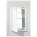 PL Series cabinet 24 wide x 30 high x 4 deep, flat top, white interior, plain glass door, interior electrical shelf, right handed - image 2 of 2