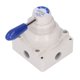 thumbnail image 2 of Pneumatic Hand Valve 3 Position 4 Way Aluminum Alloy Rotary Lever Air Flow Control Valves4HV430‑20, 2 of 5