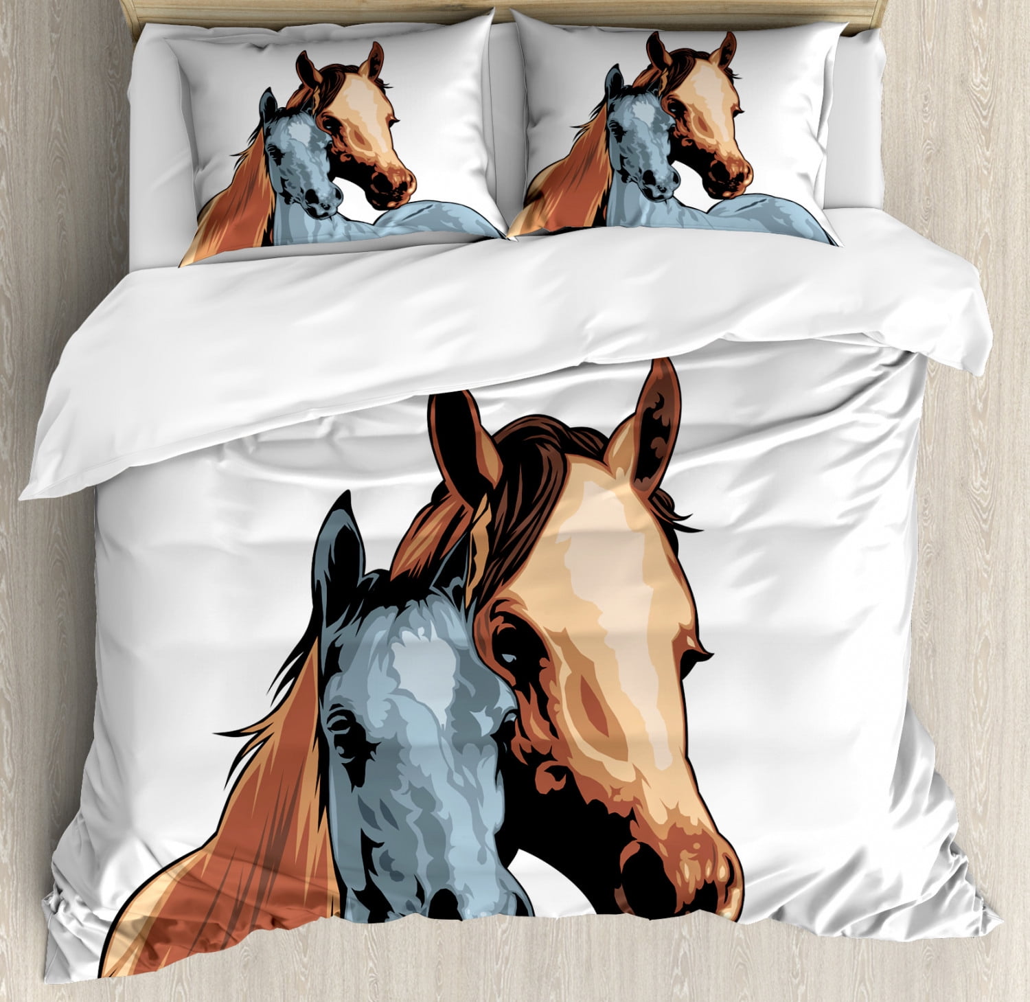 Country Duvet Cover Set Farm Life Warehouse Country Horses