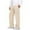 X28-2-Beige, variant on YUEHUA Kid Girl's Wide Leg Sweatpants Elastic High Waisted Loose Baggy Pants with Drawstring Pockets, Size 14-15 Years