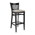 thumbnail image 2 of Vertical Bar Stool in Dark Mahogany, 2 of 2