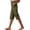 Green 1, variant on Women Shorts UK Summer Knee Length Bermuda Pants with Pockets Wide Leg Lightweight Breathable Capri Pants Casual Comfy Holiday Beach Shorts